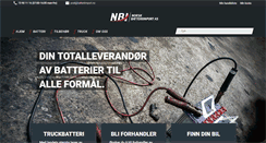 Desktop Screenshot of batteriimport.no